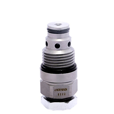 Dua Posisi Dua Cara Threaded Pressure Relief Valve Hydraulic