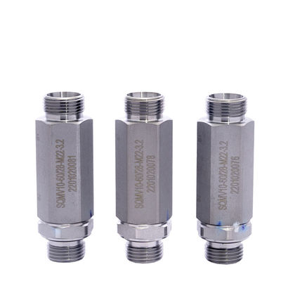 350Bar Klep Aliran Hidraulik Besi Satu Jalur Solenoid Throttle Valve