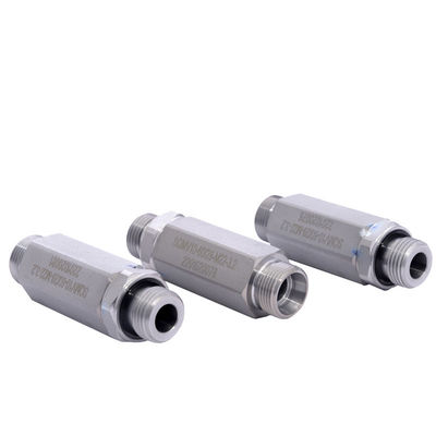 Solenoid katup aliran hidraulik katup kontrol aliran tabung berujung katup throttle