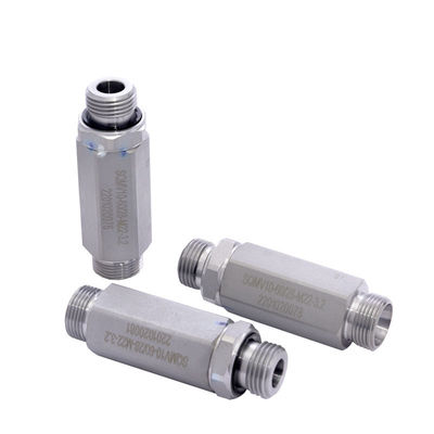 Solenoid Hydraulic Throttle Valve Baja / Besi Saluran Saluran Satu arah