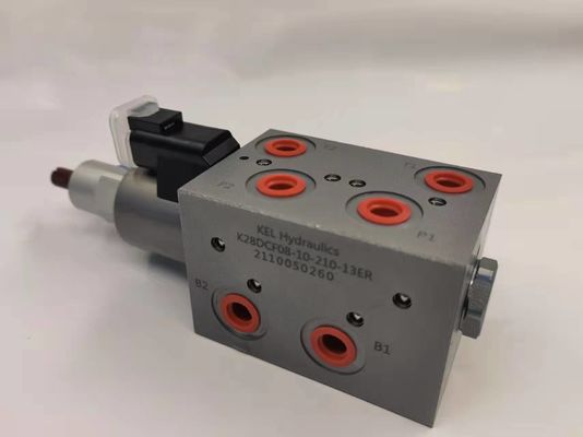 27V / 24V Kit klep solenoid hidrolik 8 cara 2 posisi disesuaikan