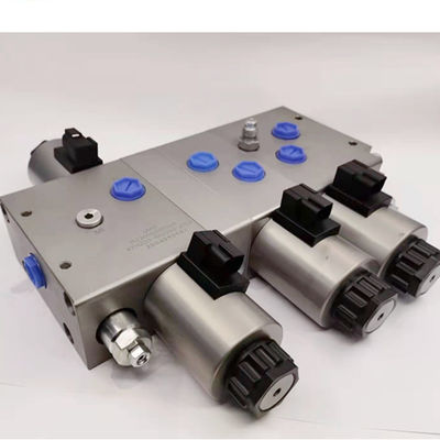 dikustomisasi katup manifolds kartrid Hydraulic Solenoid Valve Manifold Block dikustomisasi