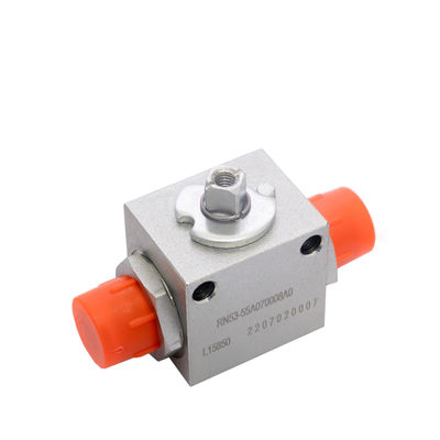 Hidraulik 2 Way 3 Way Ball Valve langsung Cut Off Valve Steel Body