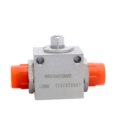 Thread Straight Hydraulic Ball Valve Tekanan Tinggi Cut-Off Valves