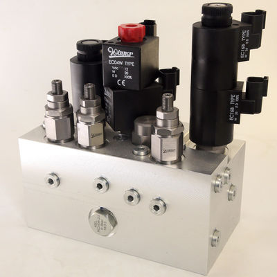Modular Hidrolik Valve Manifold Grup Aluminium Manifold Blok