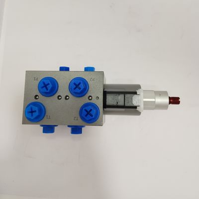 K28DCF08-10-210-27ER katup kontrol solenoid hidrolik 27V 8 arah katup solenoid baja