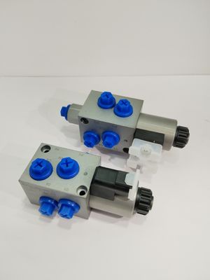 K28DCF08-10-210-27ER katup kontrol solenoid hidrolik 27V 8 arah katup solenoid baja