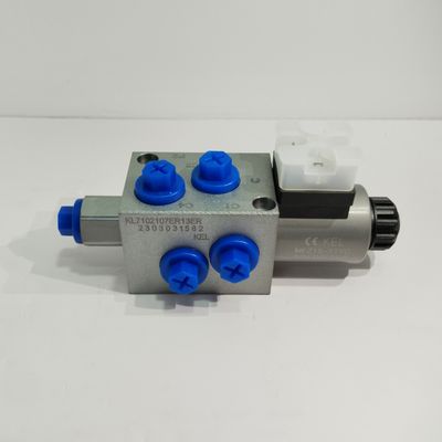 Hidraulik Listrik On Off Solenoid Valve 2 Posisi 6 Way Baja Besi Badan