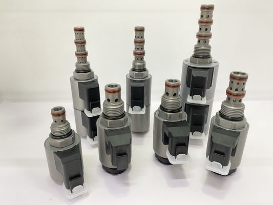 KSF08-22-0-NHydraulic Cartridge Excavator Solenoid Valve VC12 lubang rongga